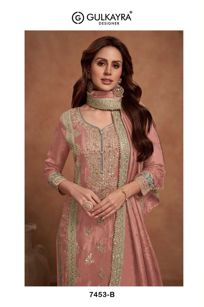 Nazia By Gulkayra Real Simar Silk Palazzo Readymade Suits Wholesale Market In Surat 